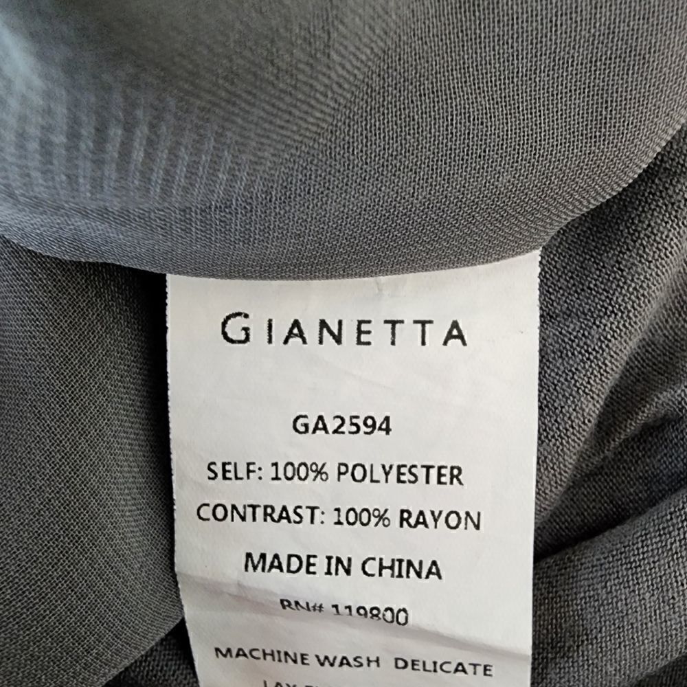 Gianetta Women’s Sleeveless Knit Back Woven Front Top Size Medium - Picture 6 of 6